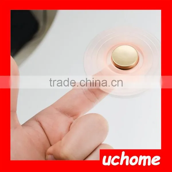 UCHOME HOT!EDC Toys Triangular Hand Spinner Torqbar Brass Material Professional Finger Gyro photo-2