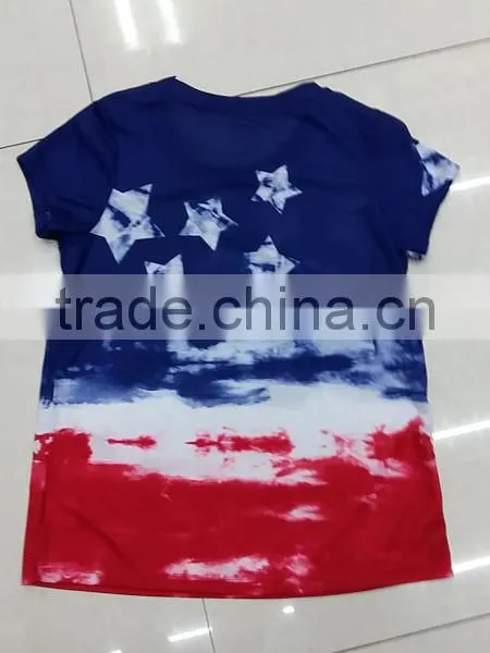 Stock Clothing Inventory Clearance Hot Sale Good Quality Girl's Printed T-shirt photo-3