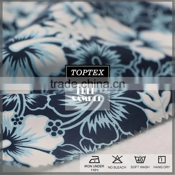 Floral Printed Poplin Fabric for Cheap Apparel Fabric photo-2