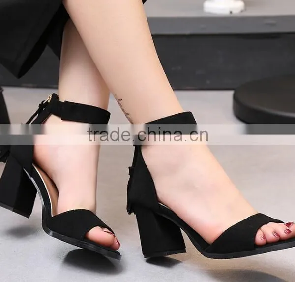 Wholesle Women Sandals Latest High Heel Ladies Tassel Shoes photo-3