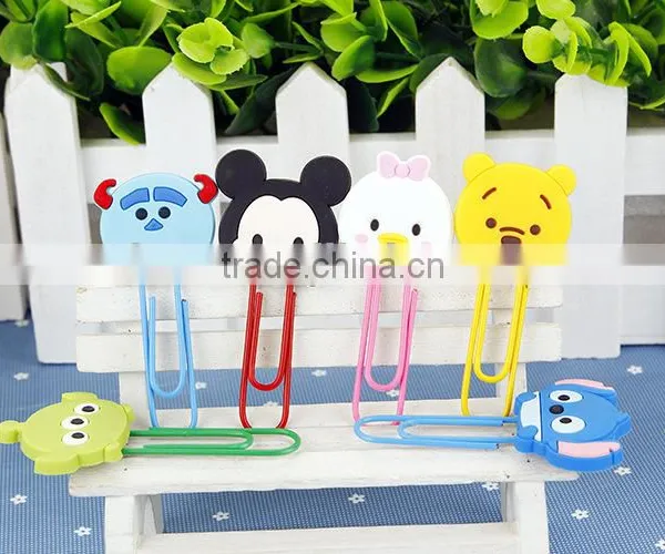 PVC Soft Material Planner Clip Cartoon Creative Paper Clip Planner Accessories photo-4