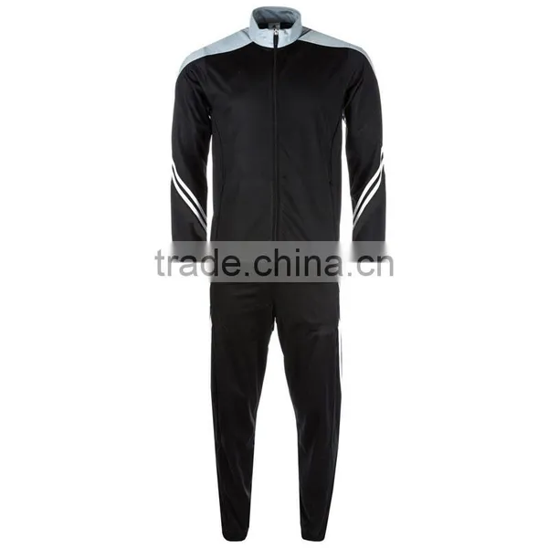 New Design Custom Training /sports Coat and Pant 100% Polyester Track Suit Men photo-2