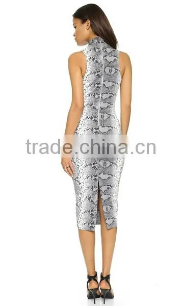New Fashion Sexy Fish Cut Dress Factory Manufacture photo-3