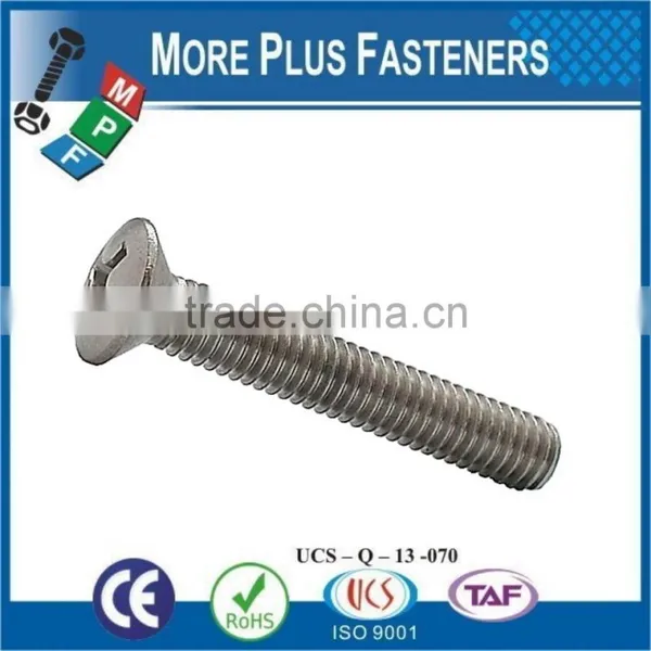 Made in Taiwan Machine Screw Metric ISO 7047 Philips Oval Head Countersunk Machine Screw photo-4