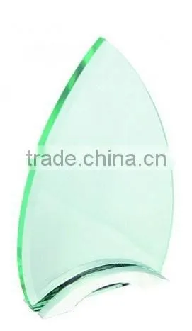 Factory Wholesale Customized Engraving Crystal Glass Trophy For Wooden Base JKC-02 photo-3