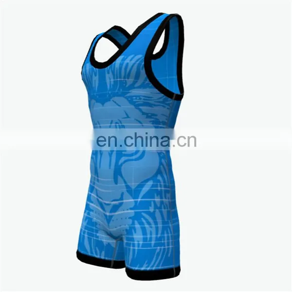 Sublimated Customized Wrestling Singlet photo-6