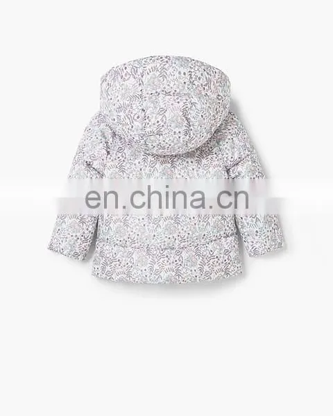 Oem Wholesale Fancy Girls Frock Design Down Jacket photo-2