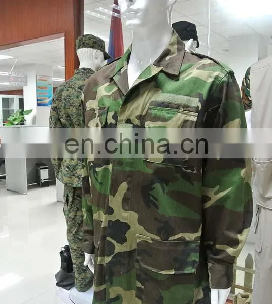 Hot Selling Woodland Camouflage American Military Uniform BDU for Army Uniform photo-3