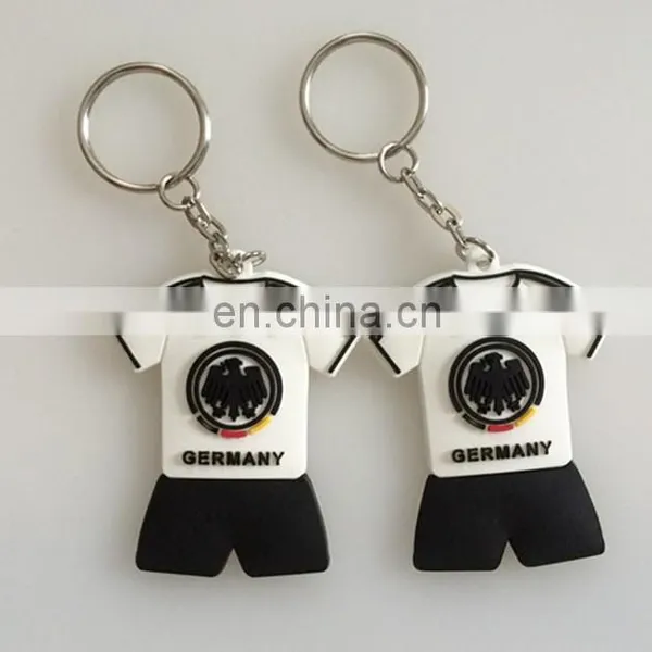 Custom 2D Soft PVC Soccer Team Keychain photo-6