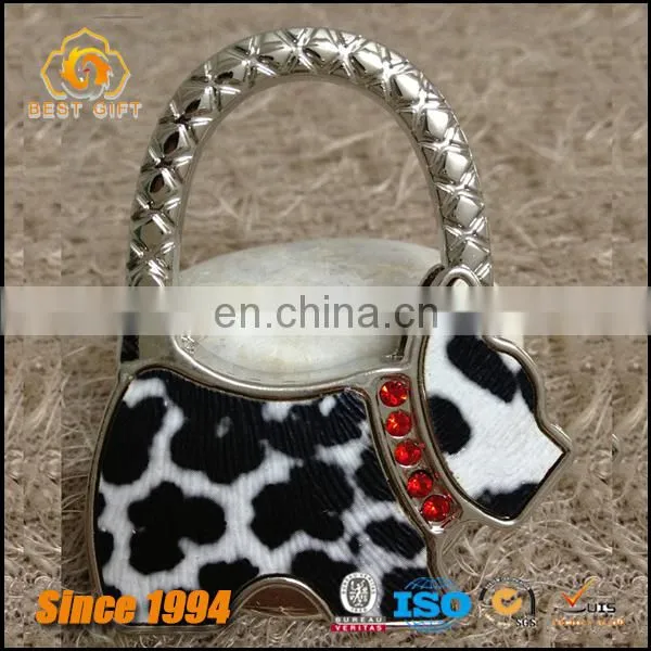 OEM Heart Logo Jewelry Restaurant Folding Purse Hook photo-6