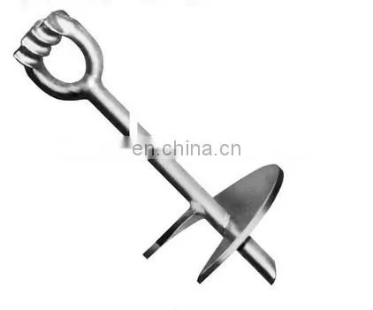 HDG Forged Mild Steel No Wrench Helix Screw Anchor Rod photo-2