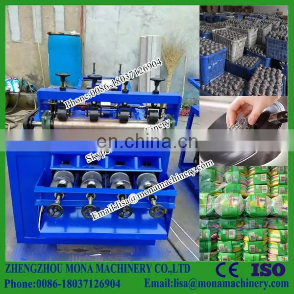Factory Directly Supply Stainless Steel Scourer Making Machine photo-2