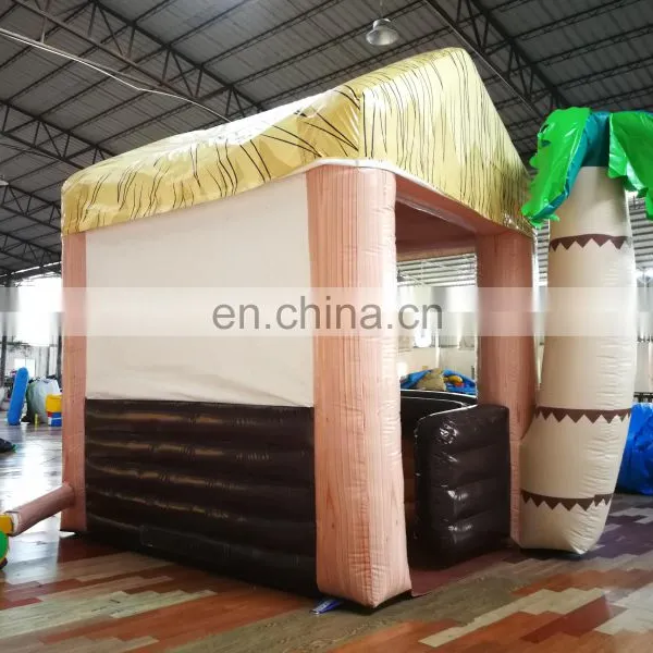 High Quality Backyard Party Hawaii Tiki Bar Style Mobile Kiosk Advertising Snack Food Inflatable Booth photo-5