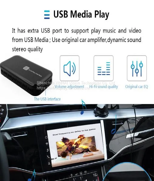 Wireless CarPlay Interface /PhoneCast For Universal Car Brands Volvo Volkswagen Audi photo-2