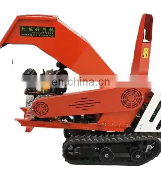 Electric Automatic Start Double Engine Wood Chipper Wood Chipper Machine photo-2