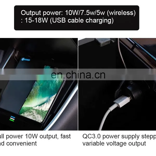 2020 Hot Sales qi Special Car Wireless Fast Charger for Tesla(Model 3),Wireless Car Charger Mount photo-5