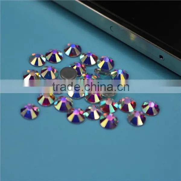 High Quality Low Price Wholesale Crystal AB Flatback Hotfix Rhinestone for Wedding Dress photo-3