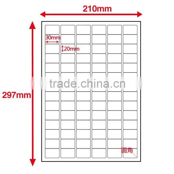 SINMARK Matte Surface 30*20mm Large Format Self Adhesive Paper photo-2