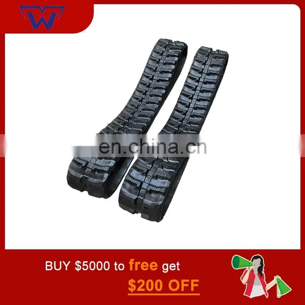 Mini Excavator Rubber Track Chain For Construction Machinery Parts photo-2