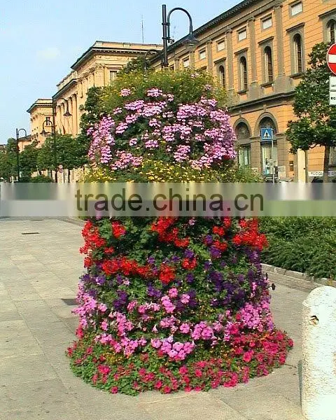 Artificial Flower Tower, Outdoor Vertical Flowerpot Set photo-4