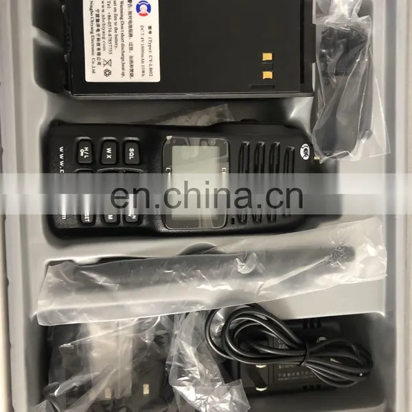 VHF Two Way Walkie Talkie Radio Telephone Handhold Phone Marine Electronics Communication Navigation Solas IMO Rechargeable photo-2
