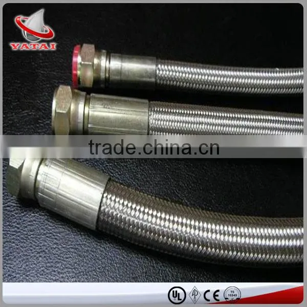 SAE Standard Stainless Steel Braid PTFE Hose for Chemical Fluid photo-3