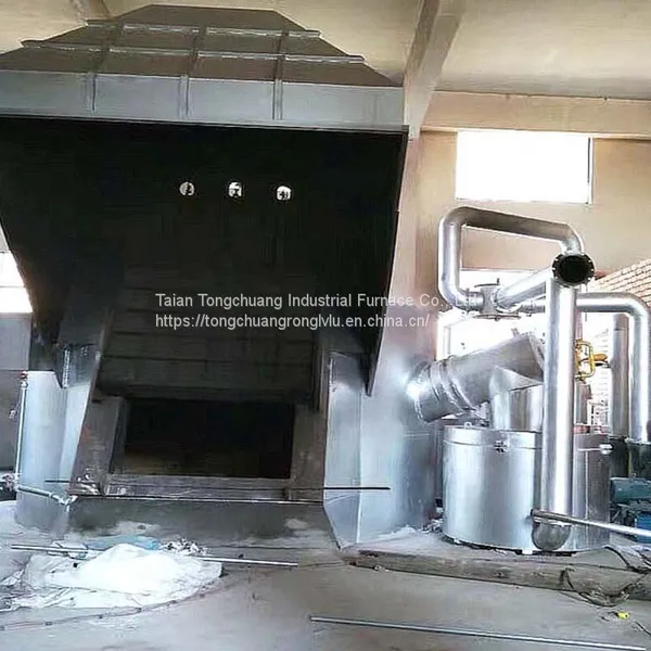 Nonferrous Metal Smelting 5 Tons of Large Fuel Gas Aluminum Melting Furnace photo-2