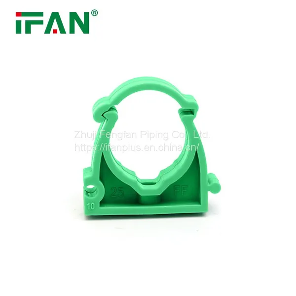 IFAN Factory Direct Sale Plastic Maliter PPR Pipe Fitting White Pipe Clip photo-2