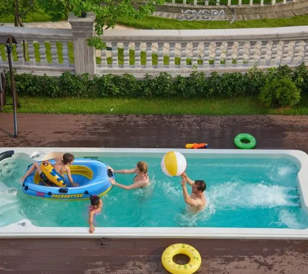 Oem Large Outdoor Swimming Spa Tub Endless Pool photo-4