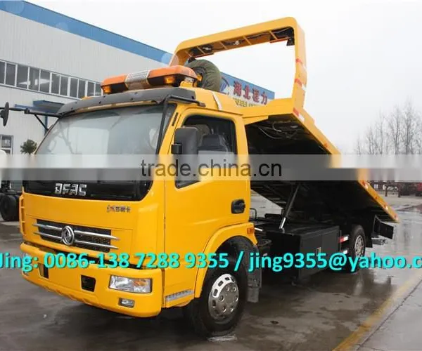 2015 EuroIII or EuroIV Factory Price Dongfeng DLK 4 Ton Tow Truck,4x2 Towing Truck photo-2