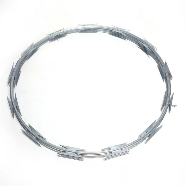 Expanded Razor Barbed Wire Fence Flat Wrap Razor Barbed Wire Diamond Weld Razor Wire Fence Sustainable Waterproof photo-5