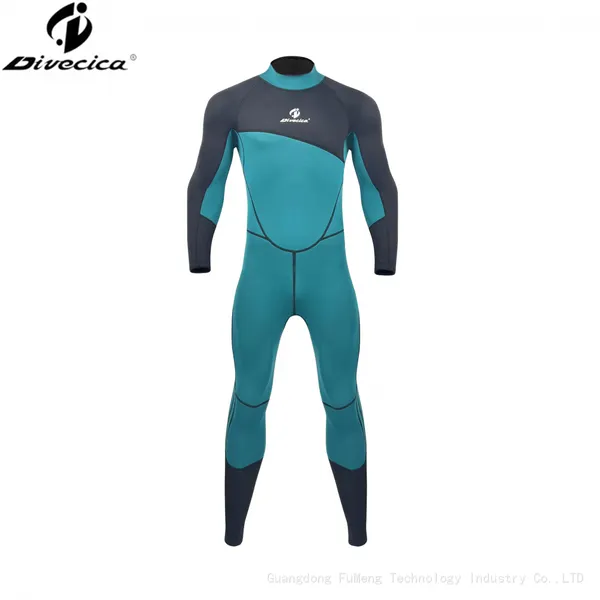 Scuba Diving Suit One Piece Waterwear Spine Protection Pad Stretchy Wetsuit Fullset photo-3