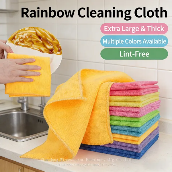 Home Cleaning Cloth Microfiber Dish Towel 30x30