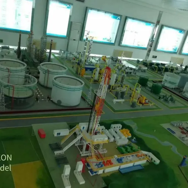 Custom-made Sand Table Models of Sewage Treatment Equipment. Production of Sand Table Models of Environmental Protection Equipment. photo-2