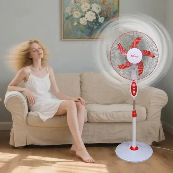 Stand Fan Factory Ventilator Standing Fan Solar DC Stand Fan With Timer photo-3