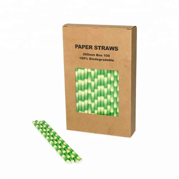 Ningbo PartyKing 25pcs Pack Metallic Gold Heart Stars Foil Stripe Paper Straws Gold Foil Stripe Paper Straws Silver Foiled Stripe Chevron photo-4