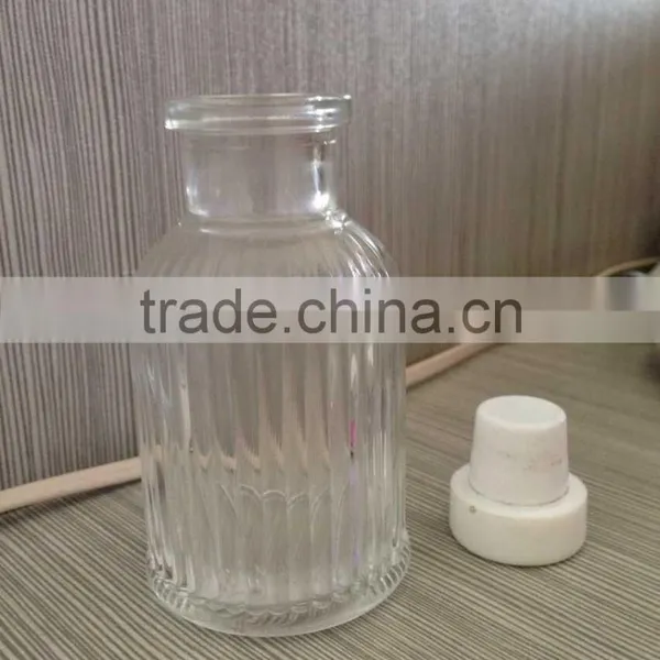 Round Shape Glass Perfume Bottles With Cap photo-3