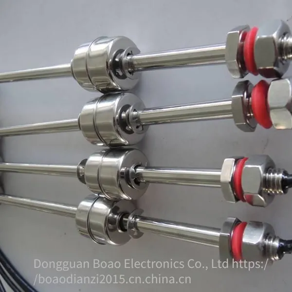 High-temperature 304 Stainless Steel Float Switch, Reed Switch Double Liquid Level Float, Customized Connecting Rod Liquid Level Switch photo-2