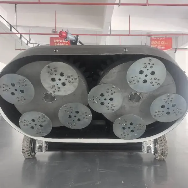 1577 Curing Floor Grinder, 1366 Hydraulic Lifting Wireless Remote-control Grinder for Large-area Floor Construction photo-5