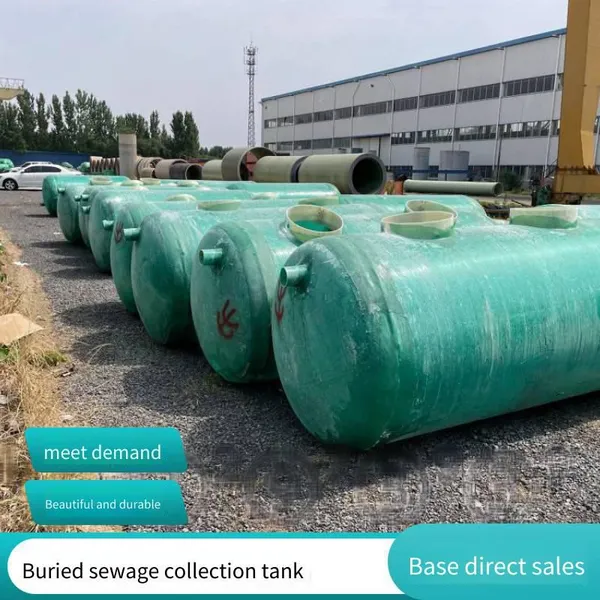 Finished Frp Septic Tanks Specially Designed for Schools, Three - Chamber Buried Type, Domestic Sewage Collection and Purification Devices photo-5