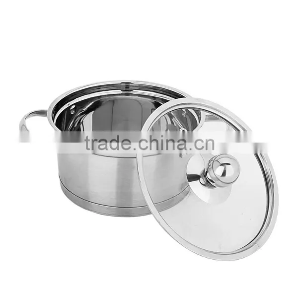 Stainless Steel 201 Thin Handles Induction Korean Mini Cooking Pot Cookware Set photo-3