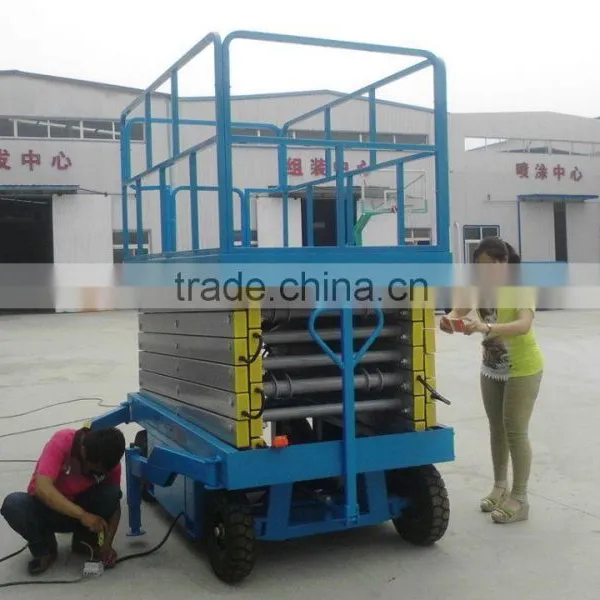 Factory Direct Sale Battery Powered Scissor Lift Platform/hydraulic Vertical Platform Lift photo-3