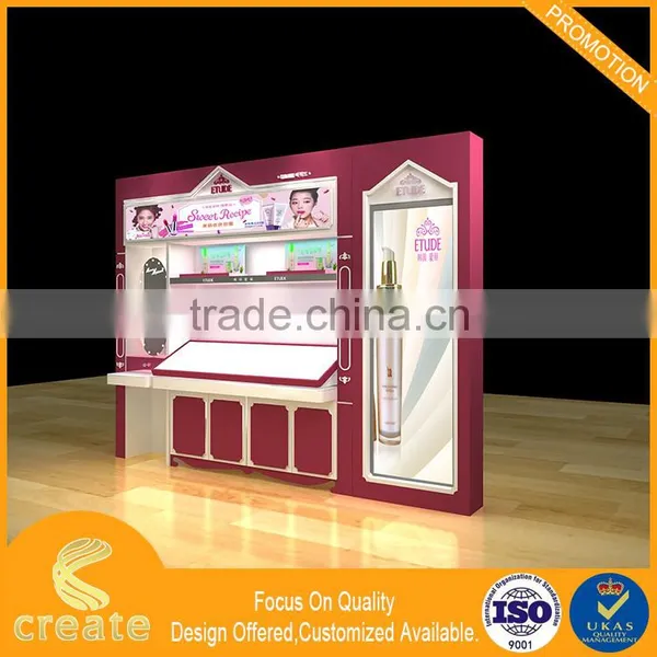2016 New Retail Wooden Cosmetic & Skin Care Product Display Rack photo-2