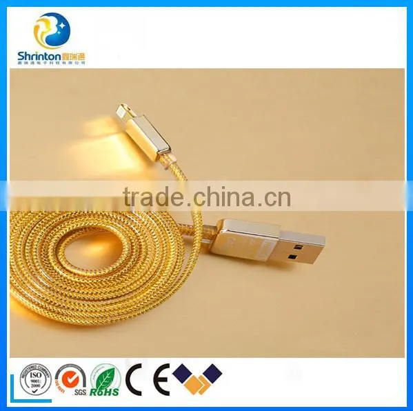 Excellent Quality 1M Golden USB 2.0 DATA CABLE photo-4