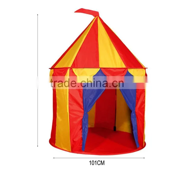 Children's Indoor Play House Outdoor Castle Tent Portable Baby Kids Folding Circus Tent photo-6