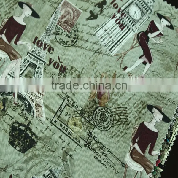 Amerian Style Cross Embossing With Printed Pattern Pvc Synthetic Leather for Bags Guangzhou Leather Manufacturer photo-2