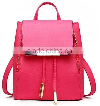 2016 Summer New Style for Leisure PU Backpack College Student School Shoulder Bag Quality Choice photo-4