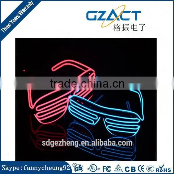 el Sunglasses With Led Bling Lights Led Shutter Party Glasses for Eye Catcher Crazy Fancy Novel photo-4