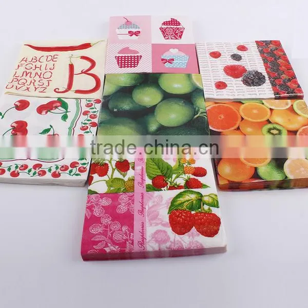 23x23 2 Ply& 3ply Color Solid Napkin Tissue Beverage Paper photo-5