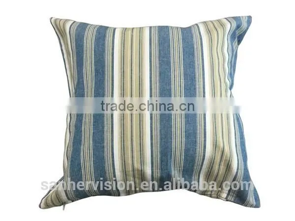 Poly/Cotton Checker Chair Cushion Cover photo-5
